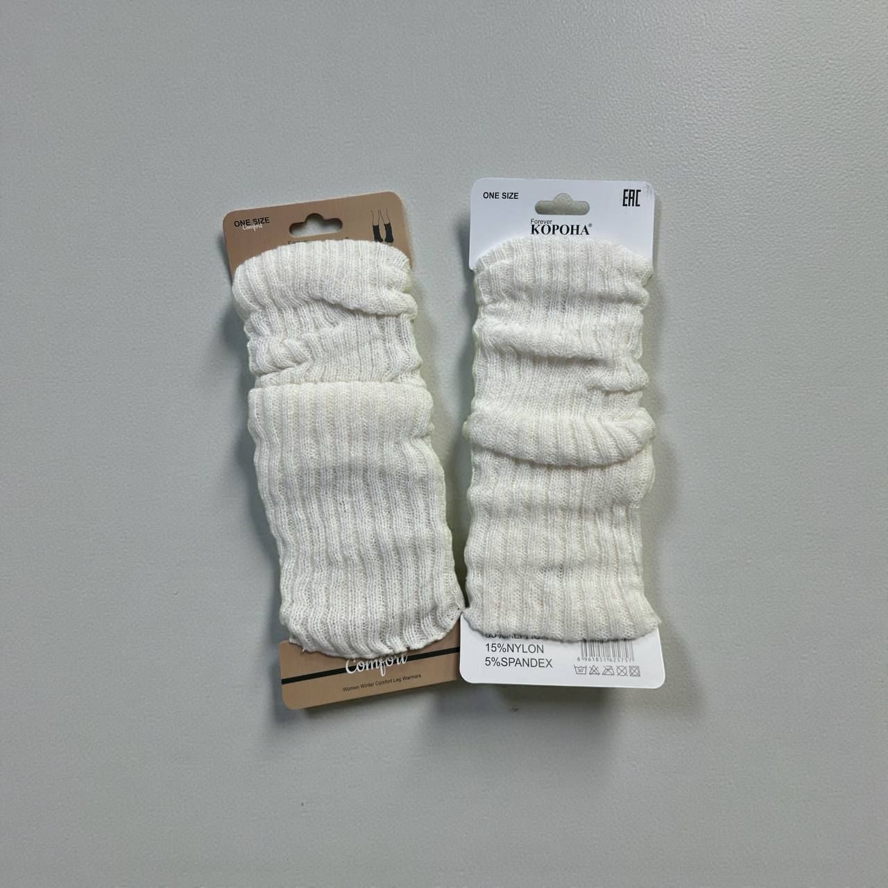 Шкарпетки гетри молочний