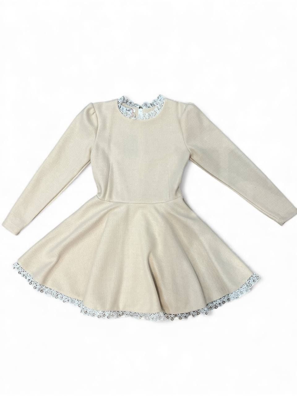 Сукня 0498 бежевий 158(р)