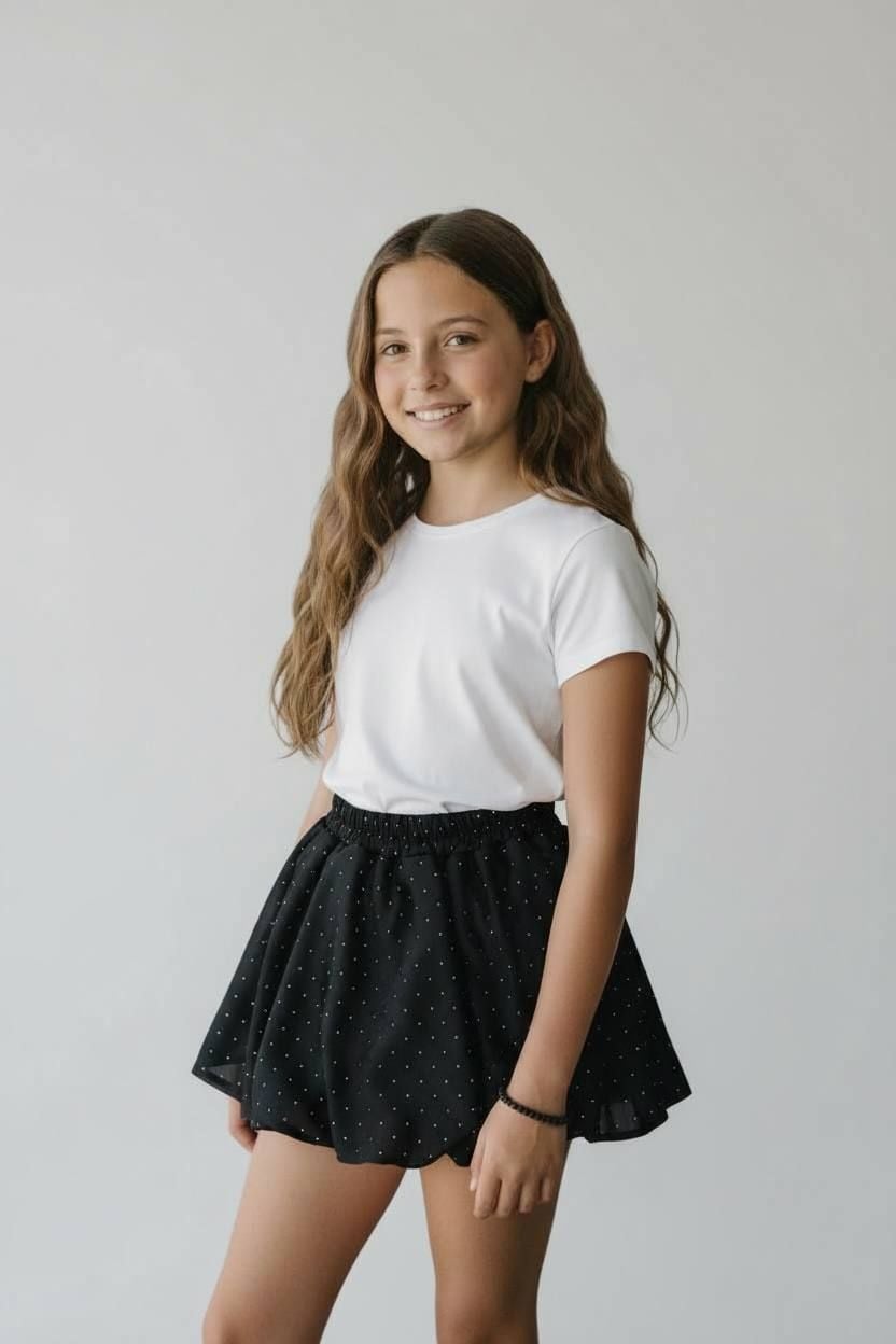 Спідниця 0476 чорний 128(р)