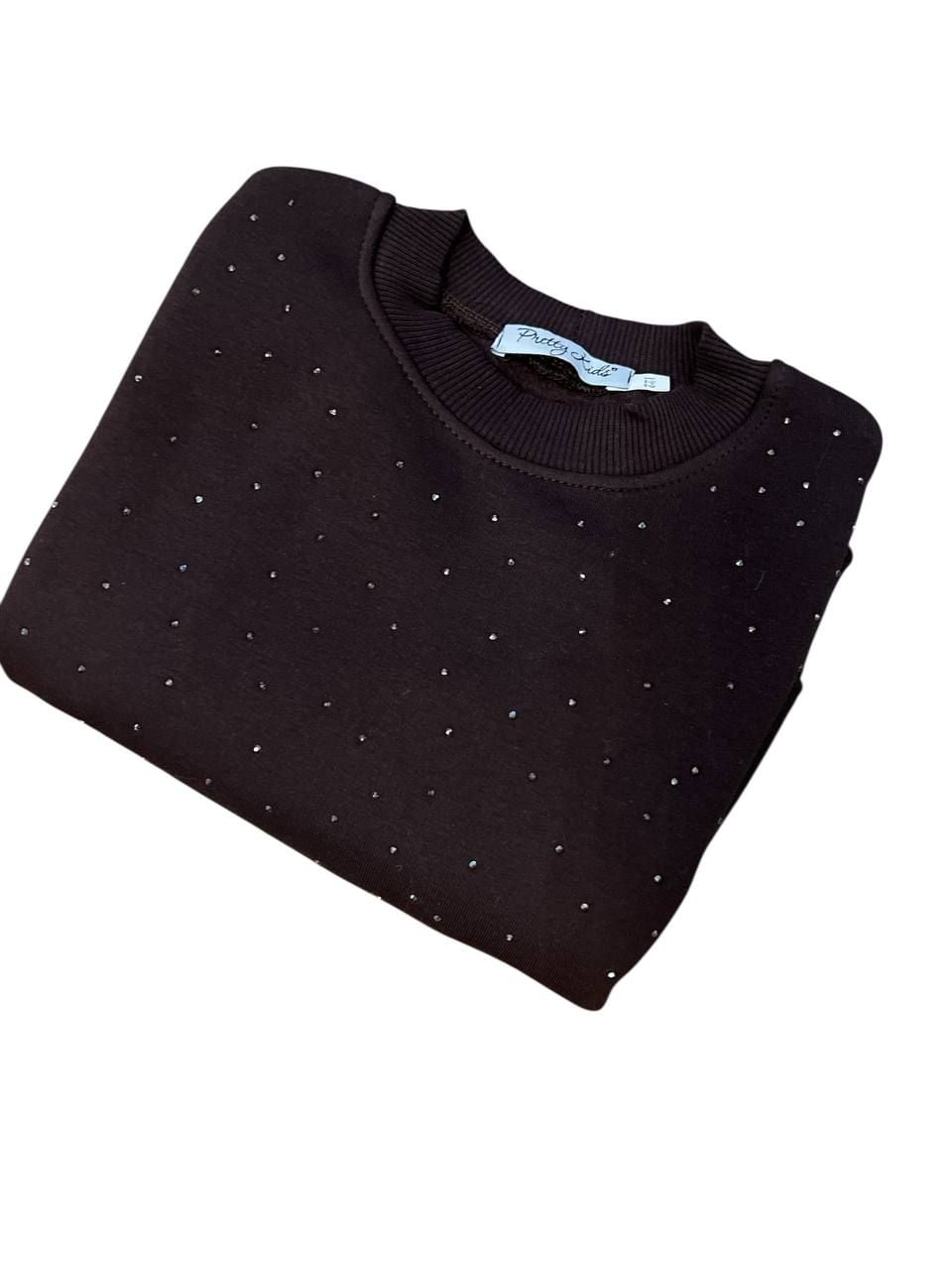 Світшот сваровскі шоколад 122(р)