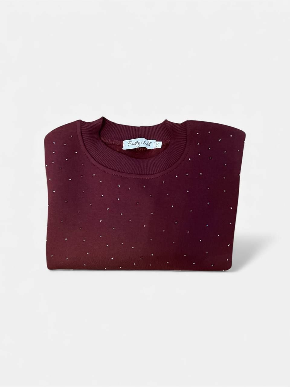 Світшот сваровскі Бордовий 128(р)