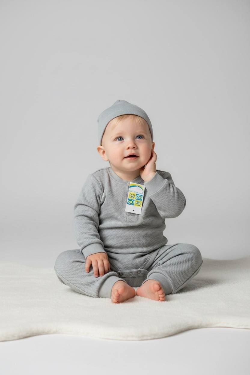 Немовля костюмчик 11907.35 сірий 62(р)