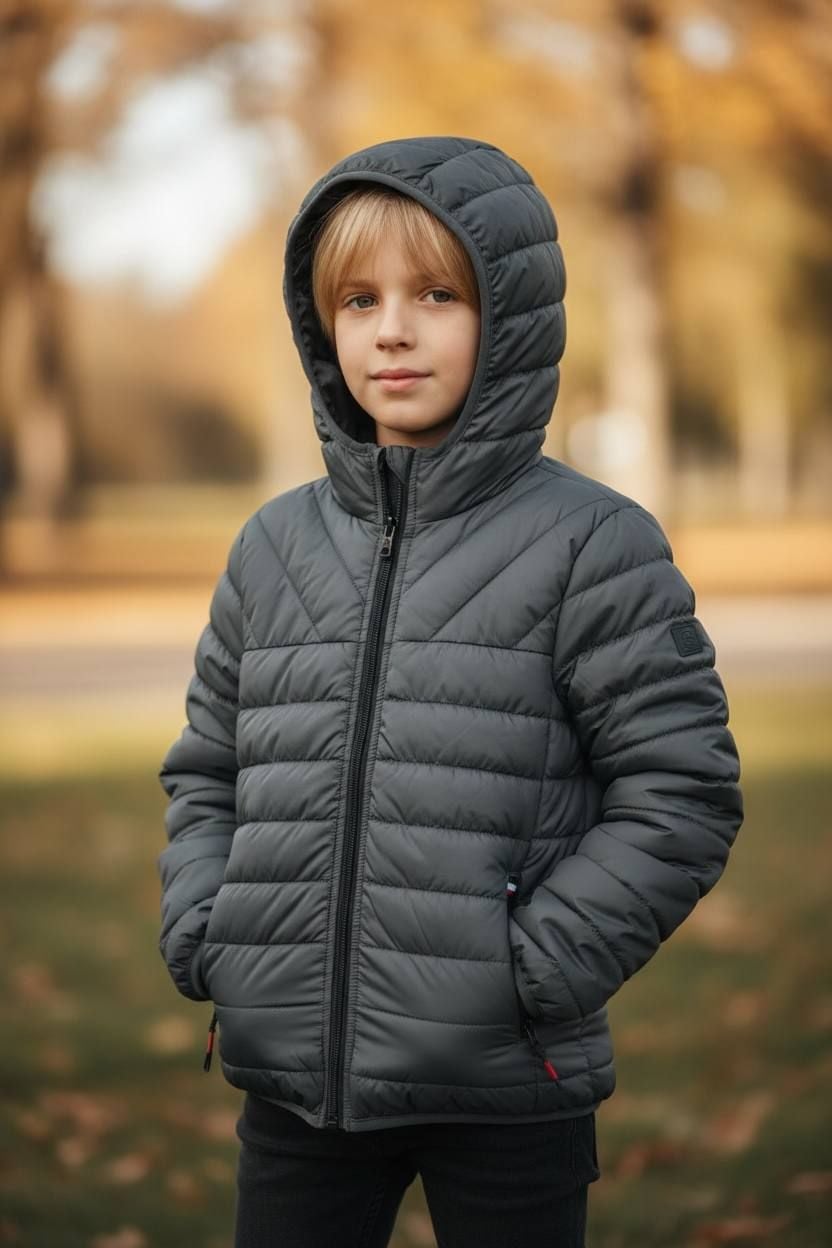 Верхній одяг куртка ВМА-3789-3 сірий 134(р)