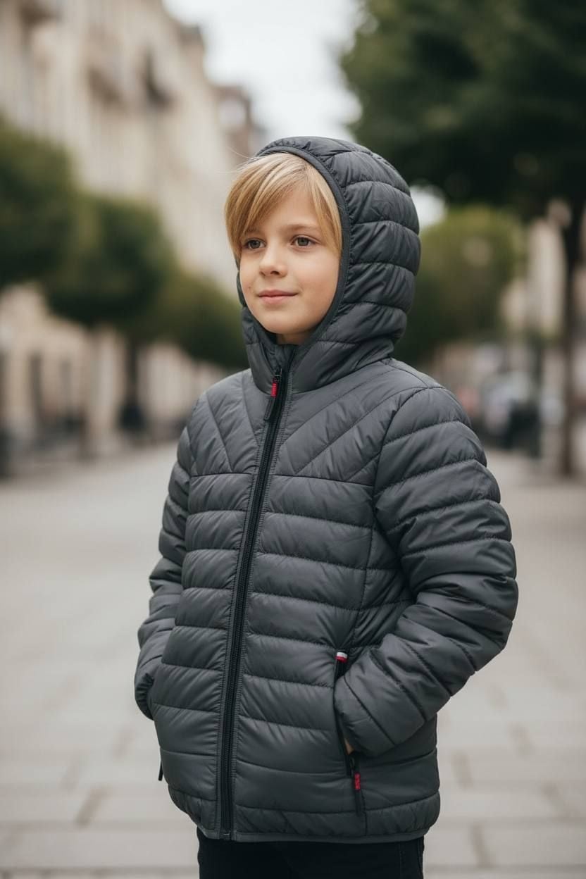 Верхній одяг куртка ВМА-3789-3 сірий 134(р)