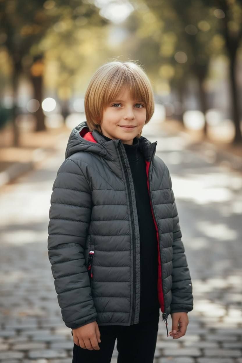 Верхній одяг куртка ВМА-3789-3 сірий 134(р)