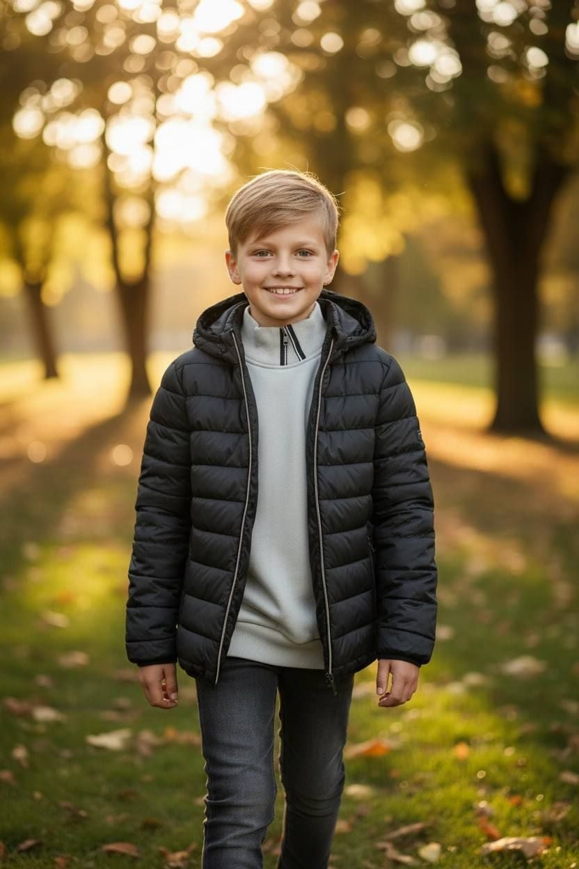 Верхній одяг куртка ВМА-3788-2 чорний 146(р)