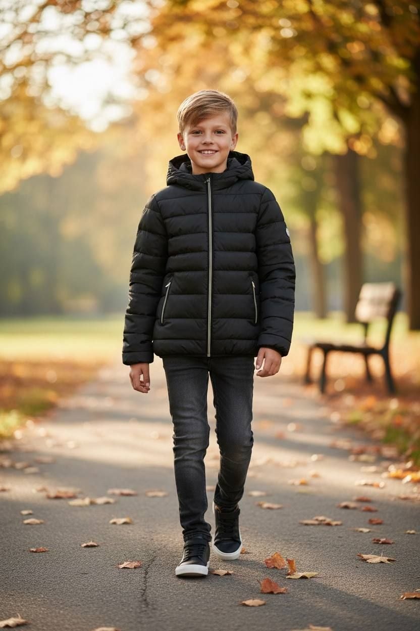 Верхній одяг куртка ВМА-3788-2 чорний 146(р)