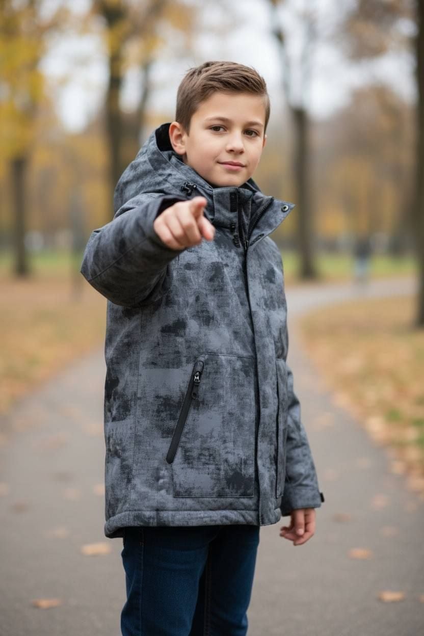 Верхній одяг куртка 25-21 сірий 116(р)