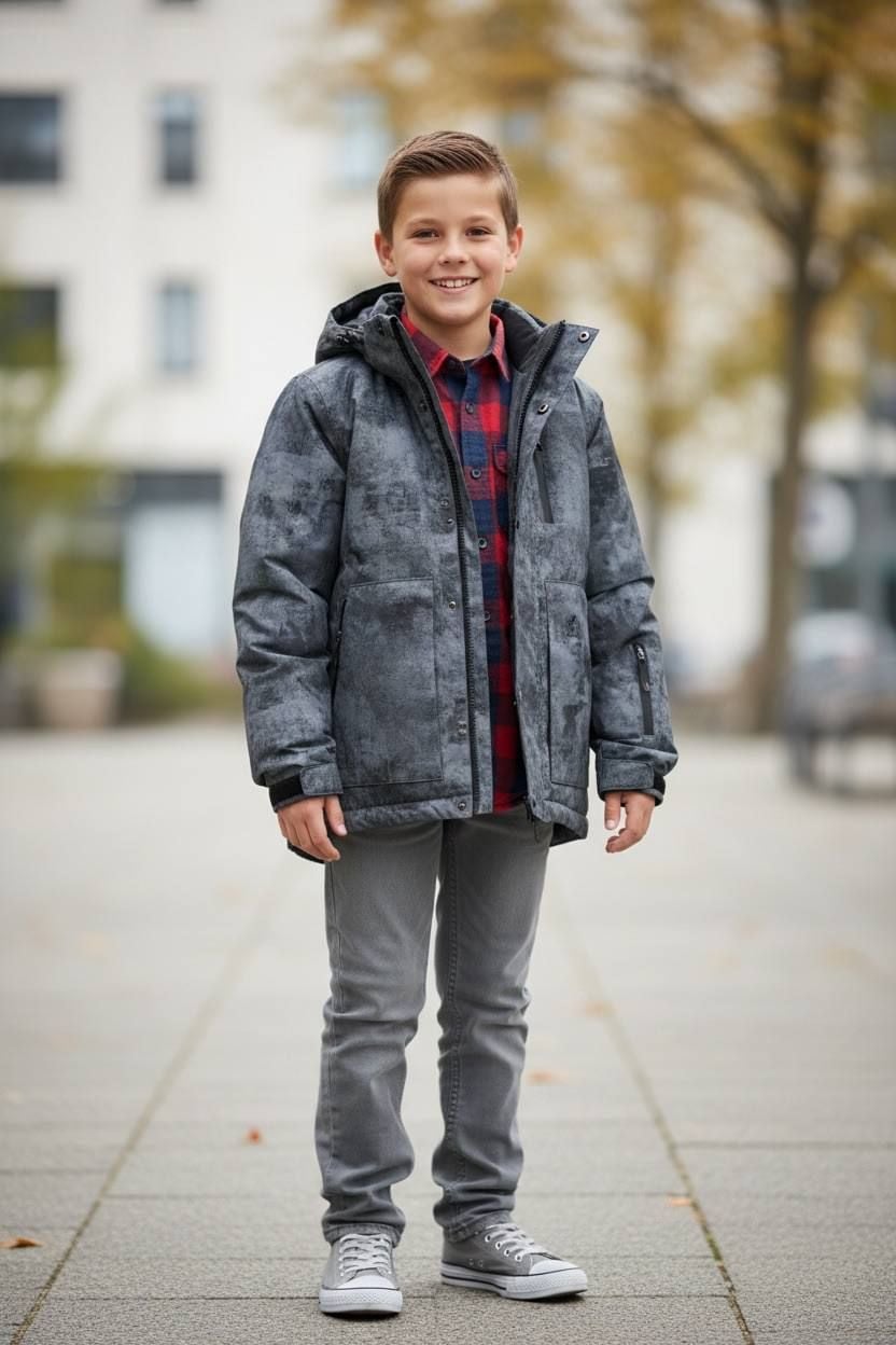 Верхній одяг куртка 25-21 сірий 116(р)