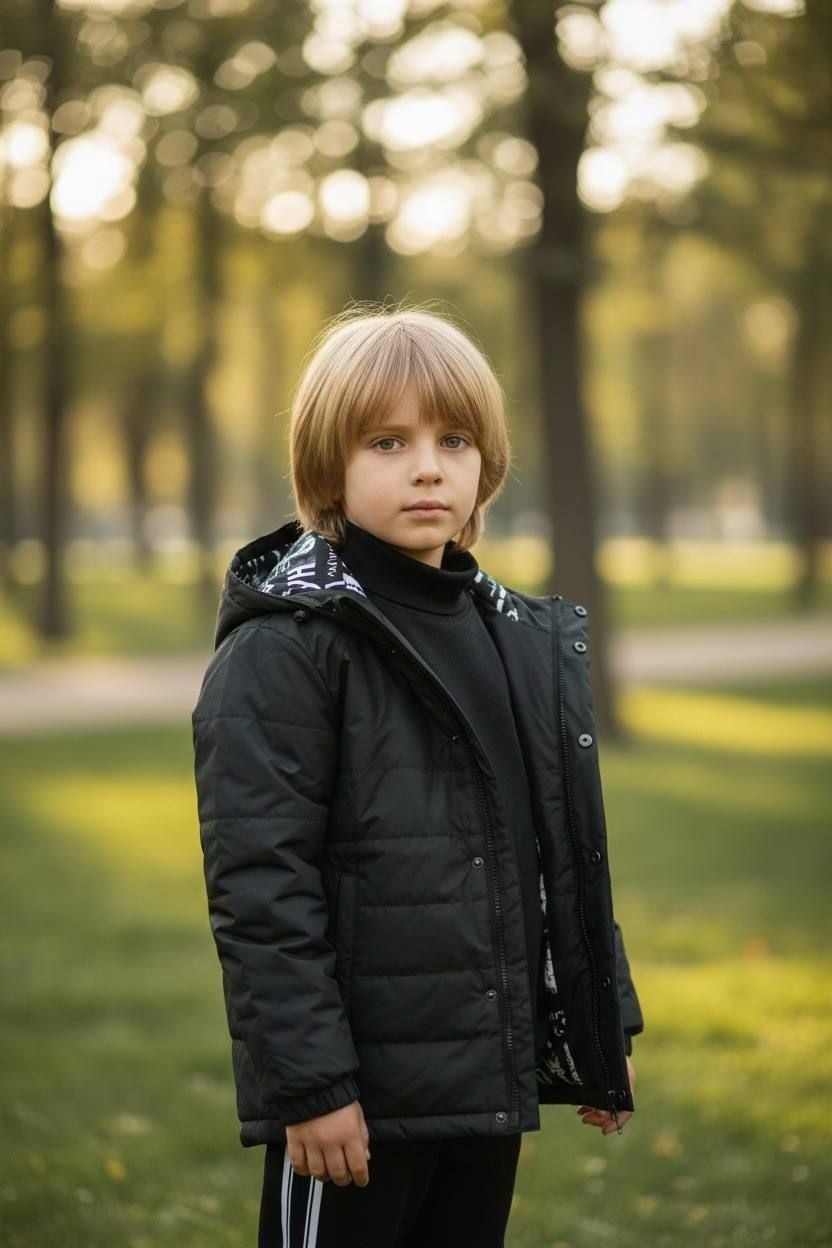 Верхній одяг куртка МУ-612 чорний 128(р)