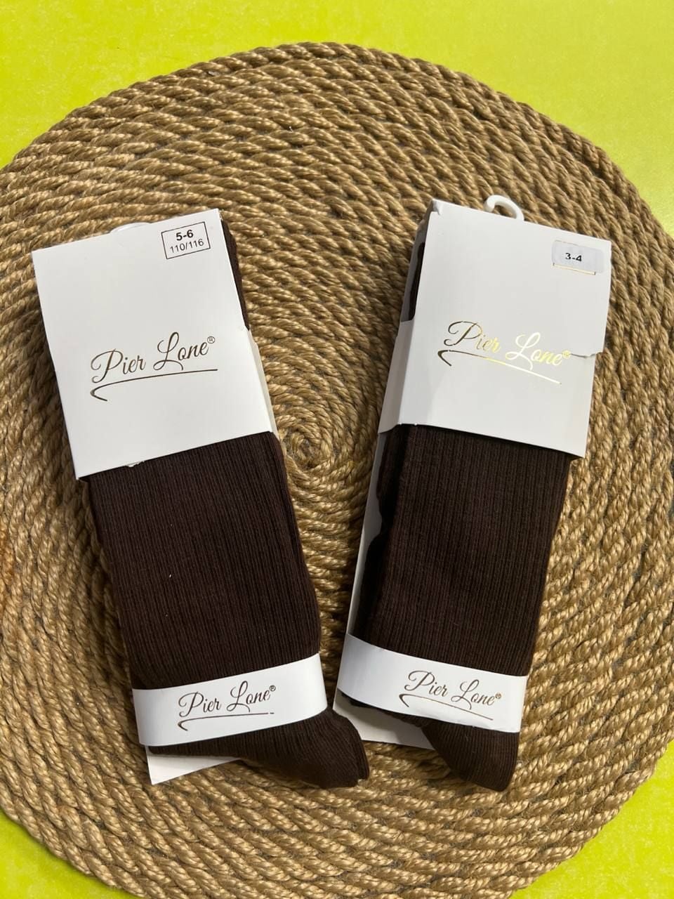 Дитячі колготи PL1011 шоколад 5/6(р)