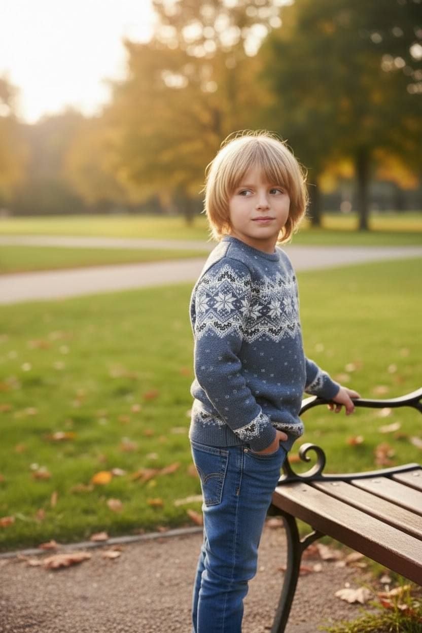 Светрик 3448 блакитний 140(р)