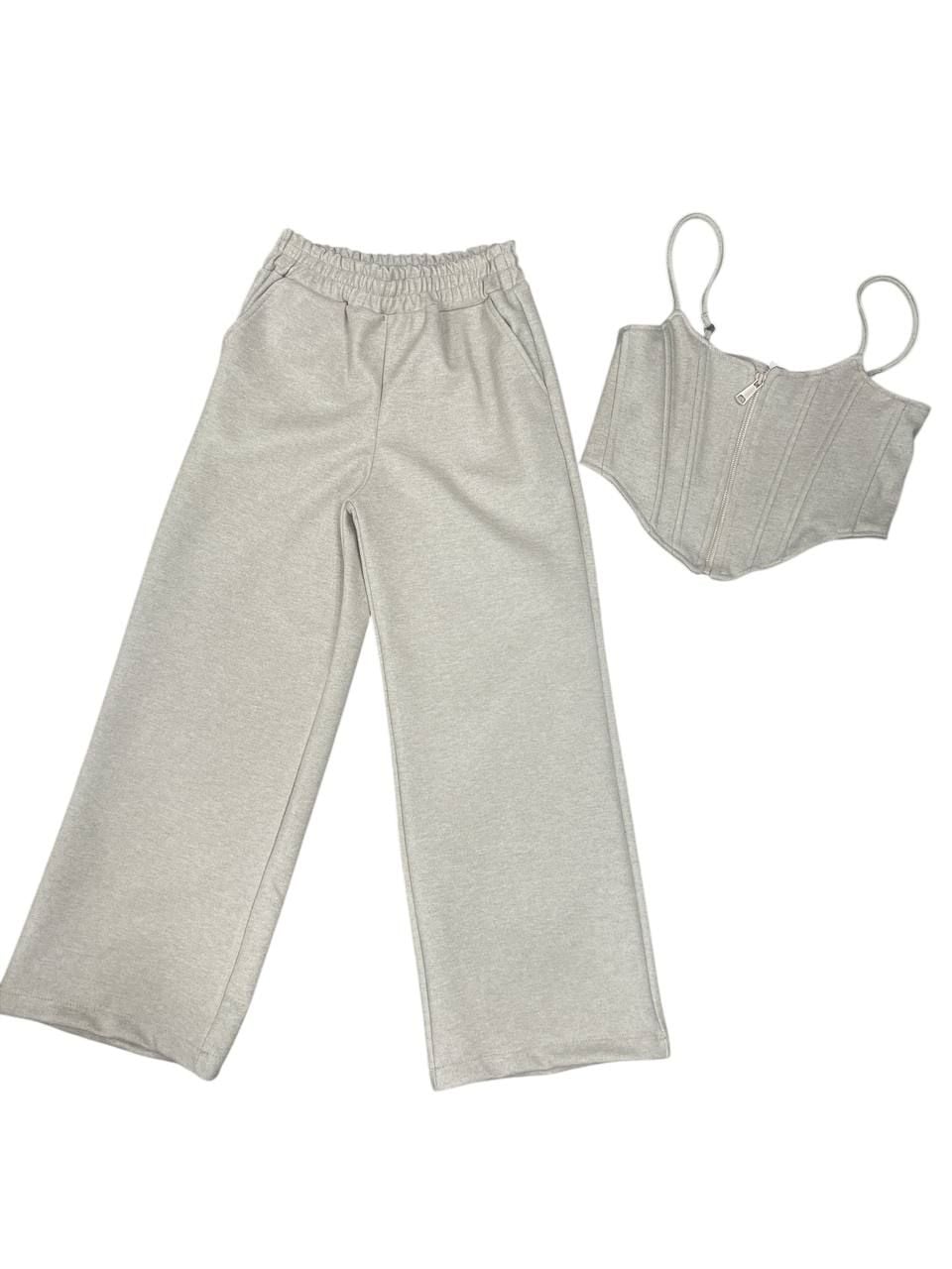 Костюм корсет(2) бежевий 140(р)