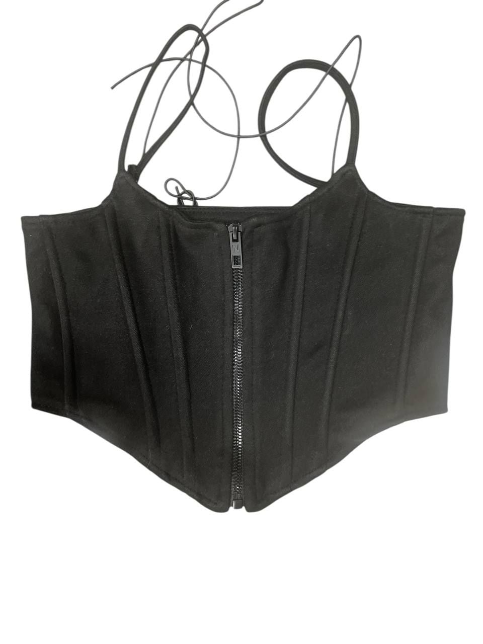 Костюм корсет(2) чорний 134(р)