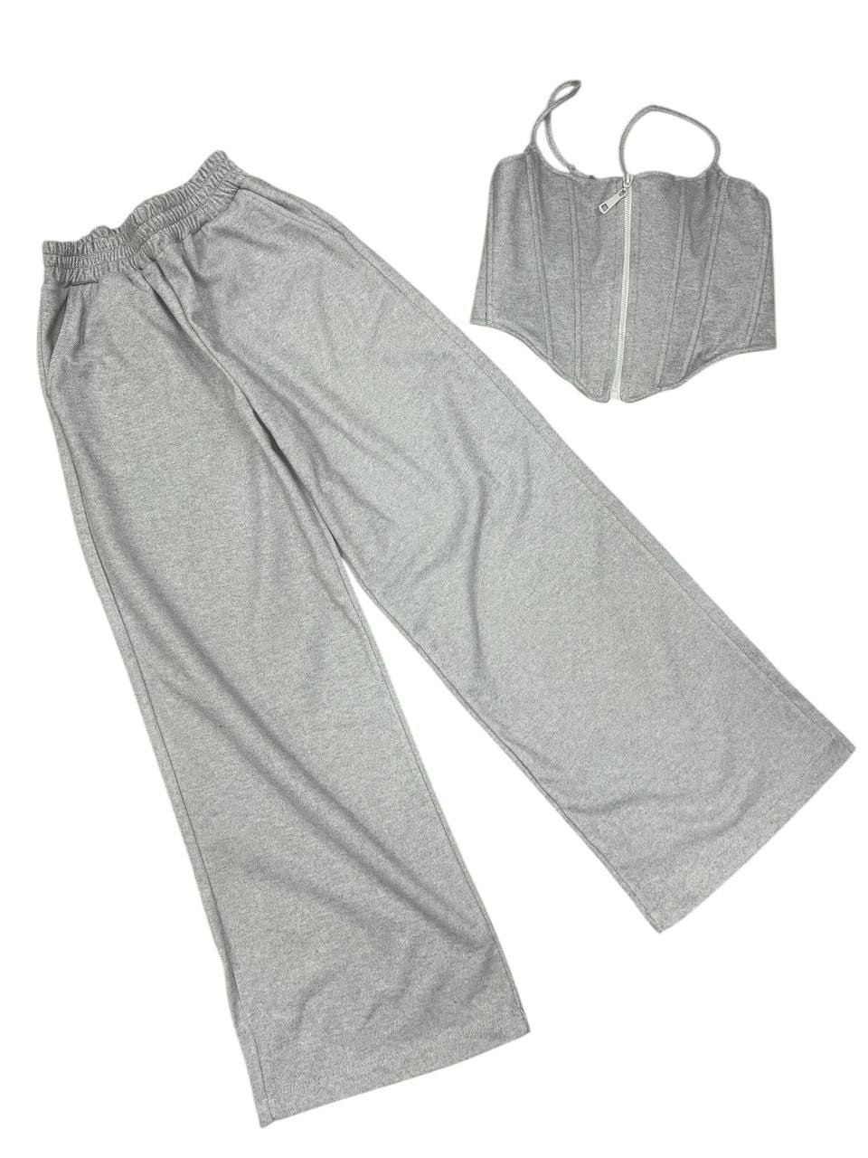 Костюм корсет(2) сірий 146(р)