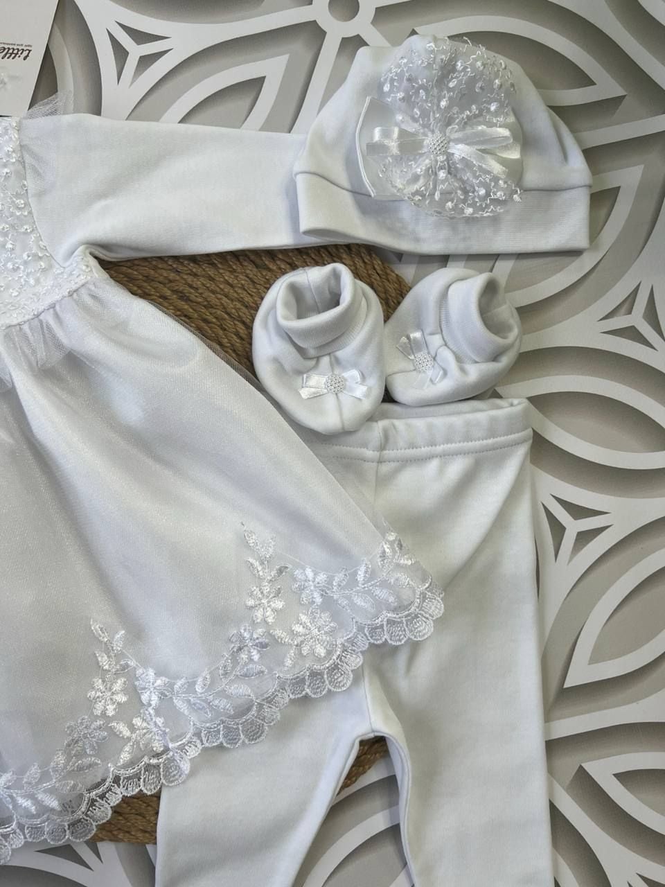 Немовля Для Хрещення 11289 білий 56(р)