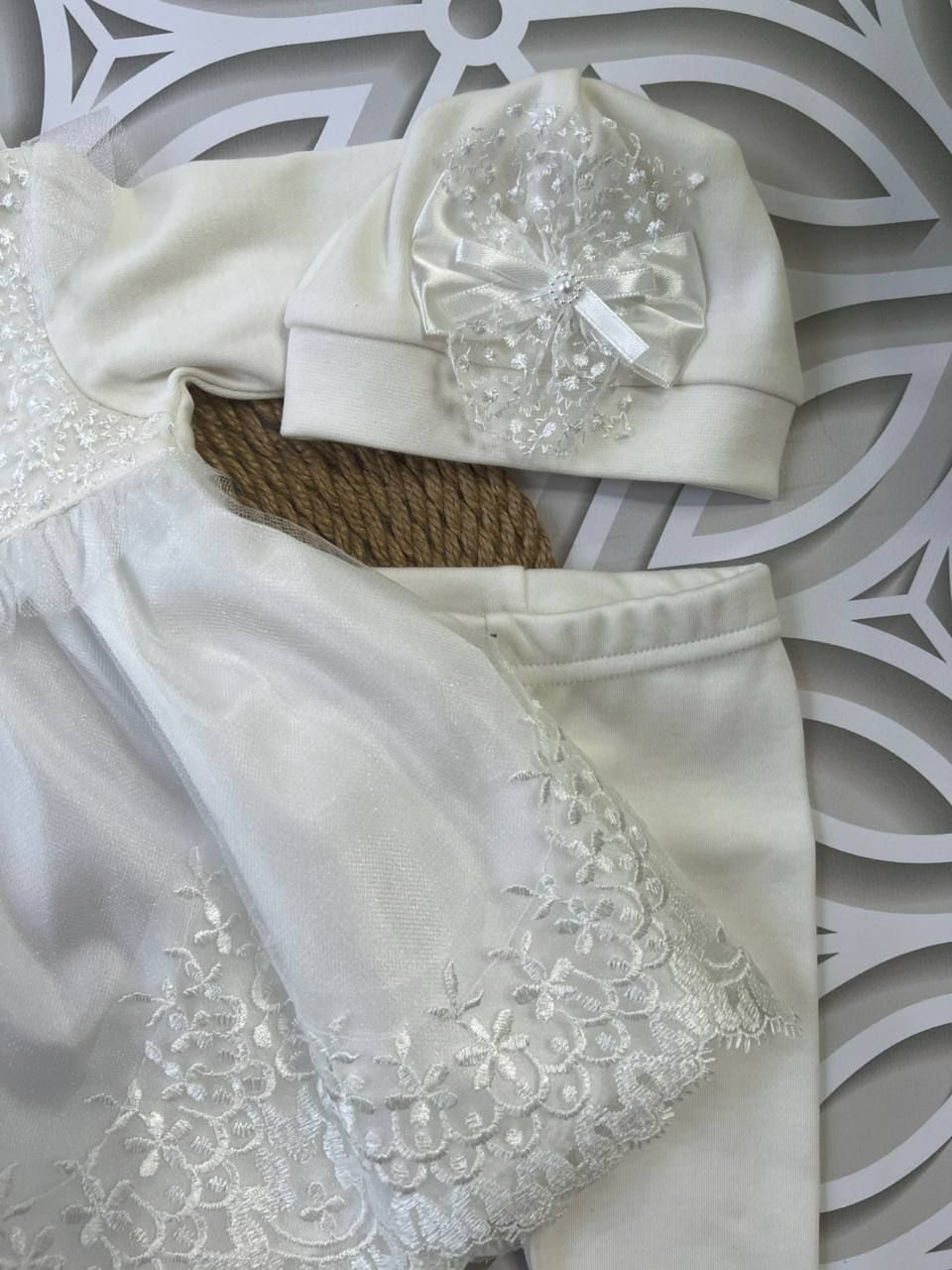 Немовля Для Хрещення 11289 молочний 56(р)