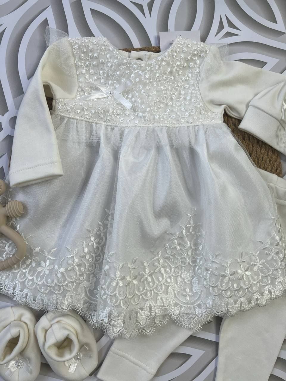 Немовля Для Хрещення 11289 молочний 56(р)