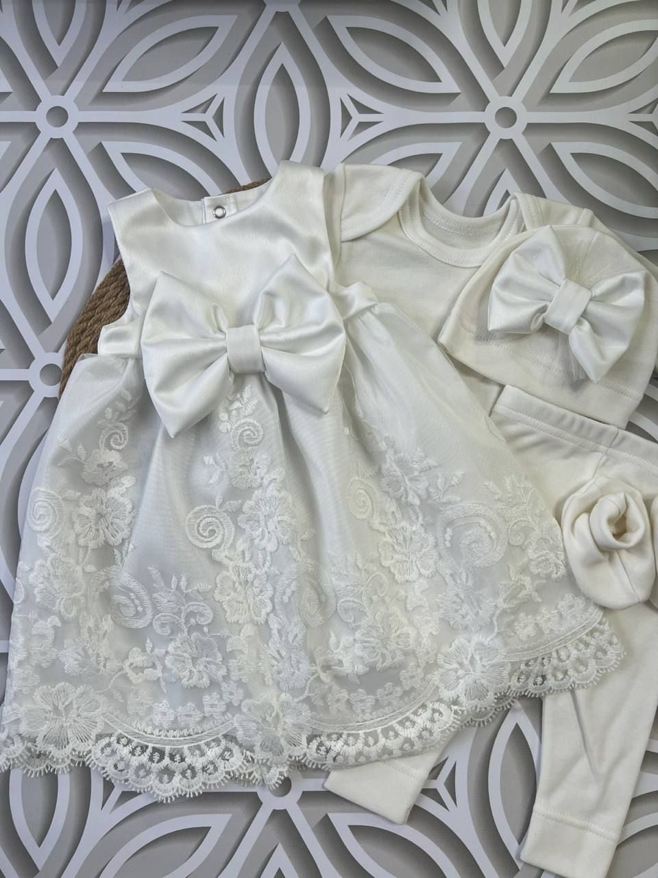 Немовля Для Хрещення 10988 білий 56(р)
