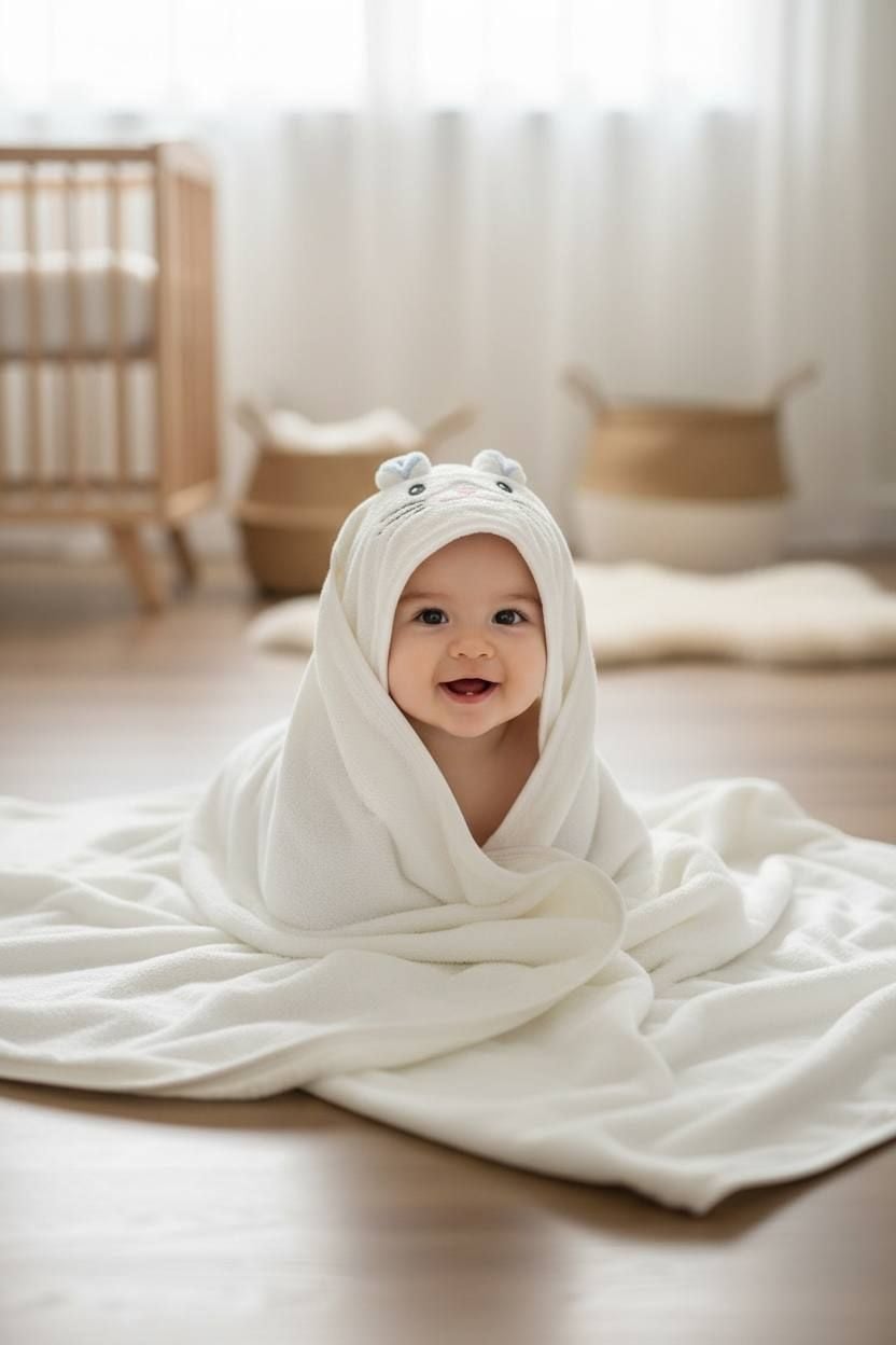 Немовля рушник 98-97 молочний 110*110(р)