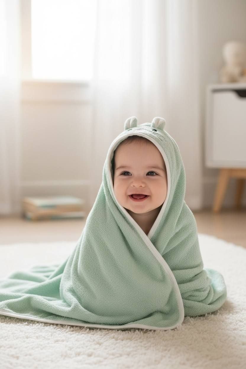 Немовля рушник 98-97 мята 110*110(р)