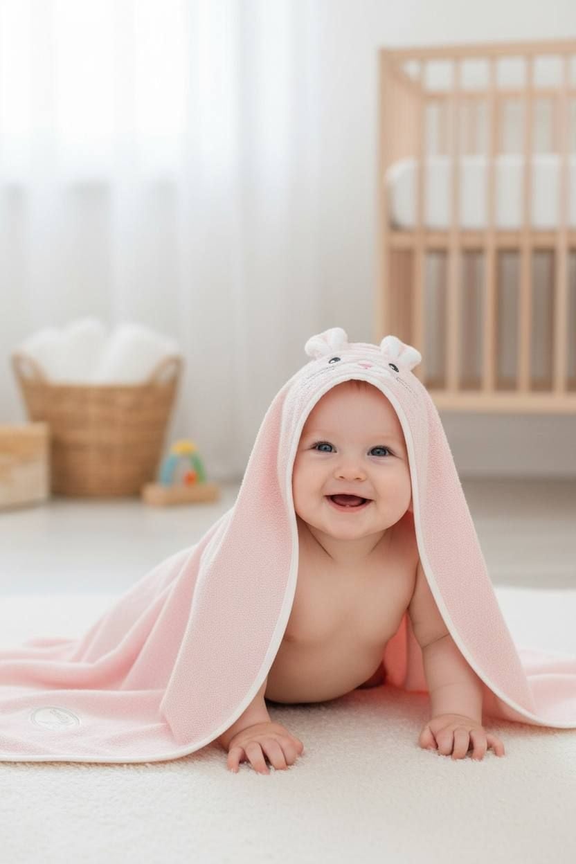 Немовля рушник 98-97 рожевий 110*110(р)