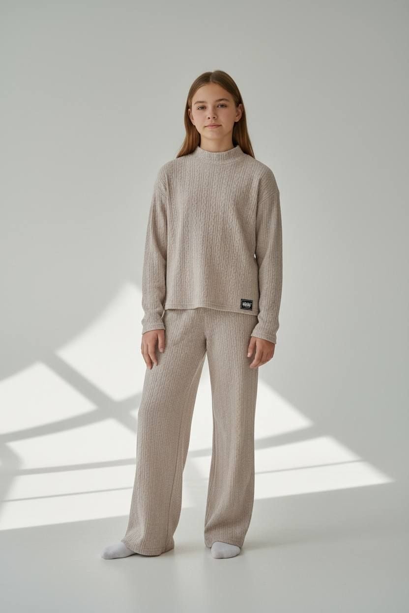 Костюм 13.56 сірий меланж 158(р)