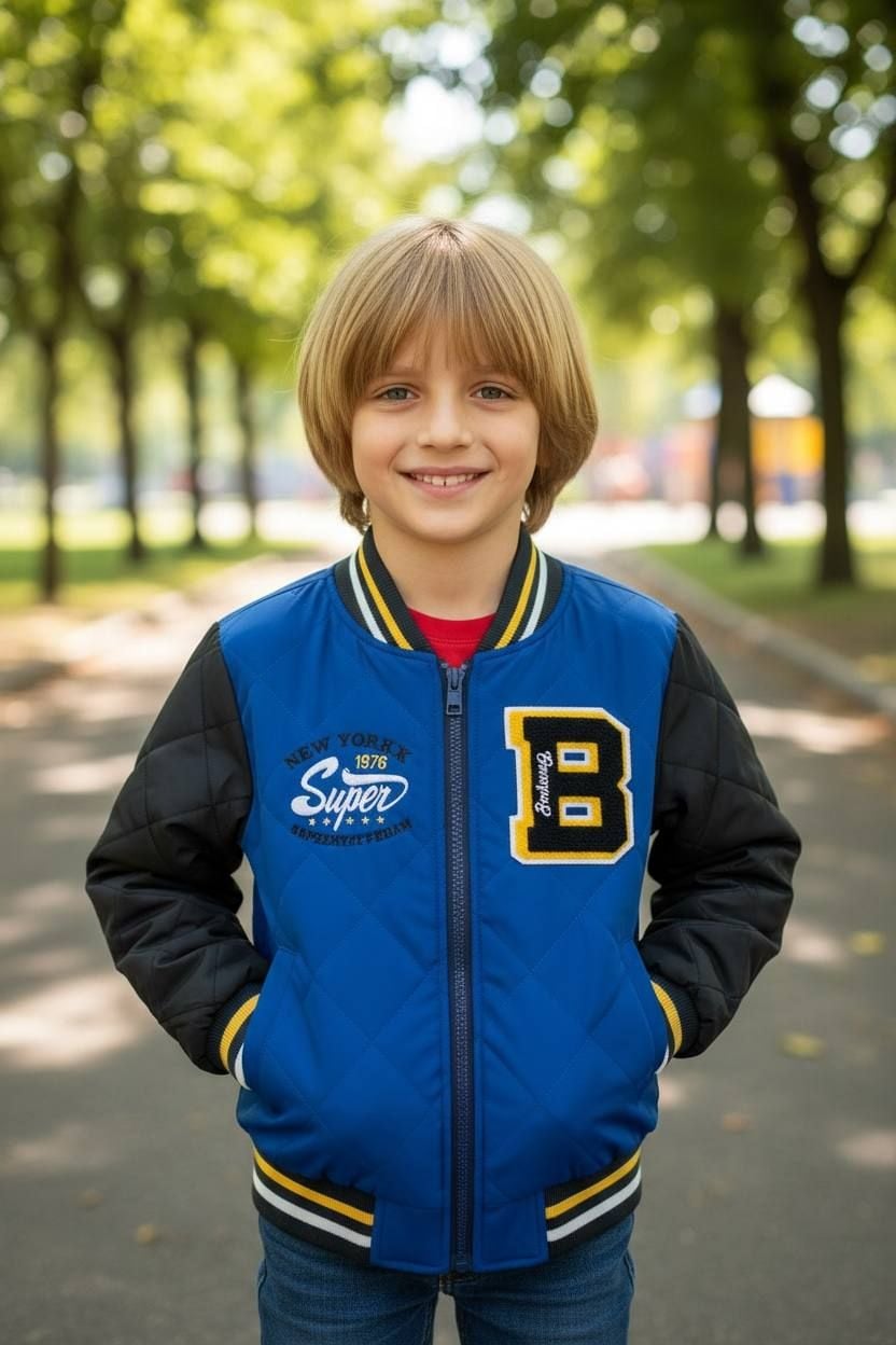 Верхній одяг куртка кк-1313 синій 104(р)