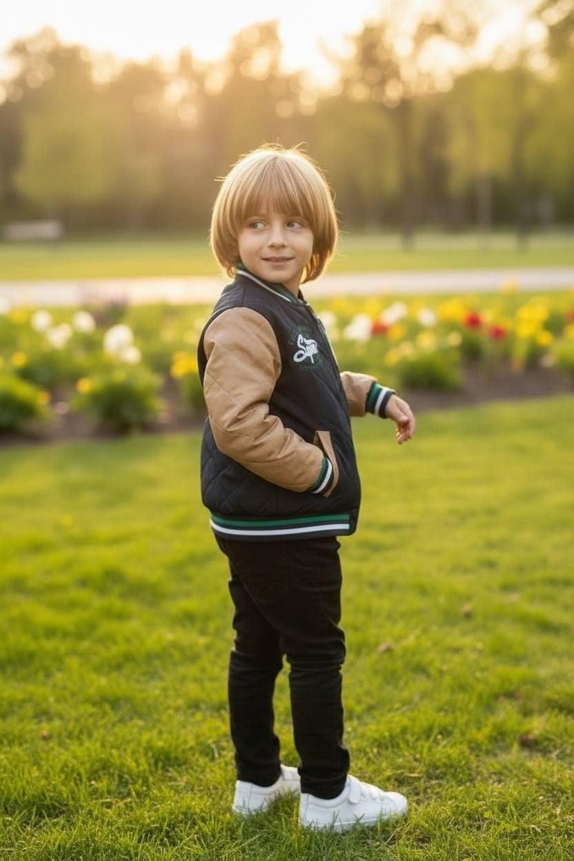 Верхній одяг куртка кк-1313 коричневий 116(р)