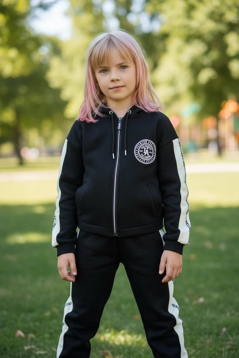 Костюм спортивний 0360 чорний 122(р)