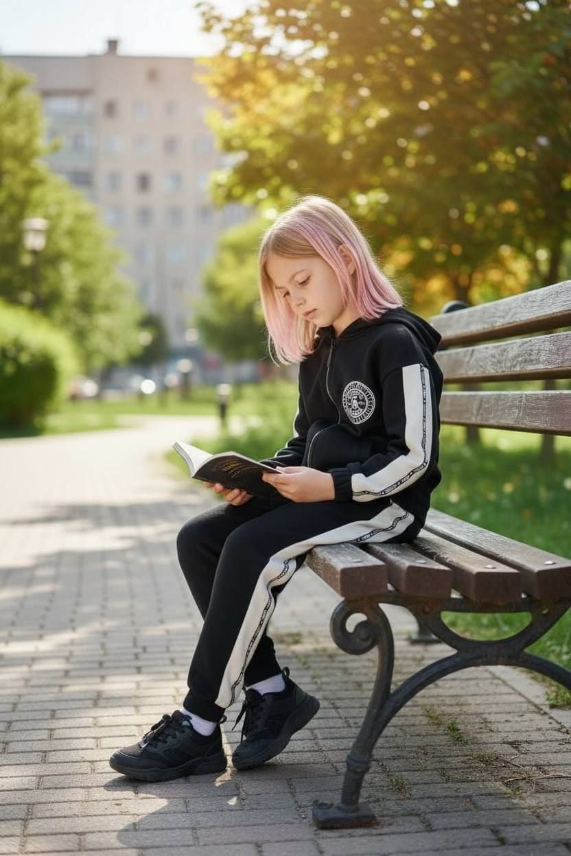 Костюм спортивний 0360 чорний 122(р)