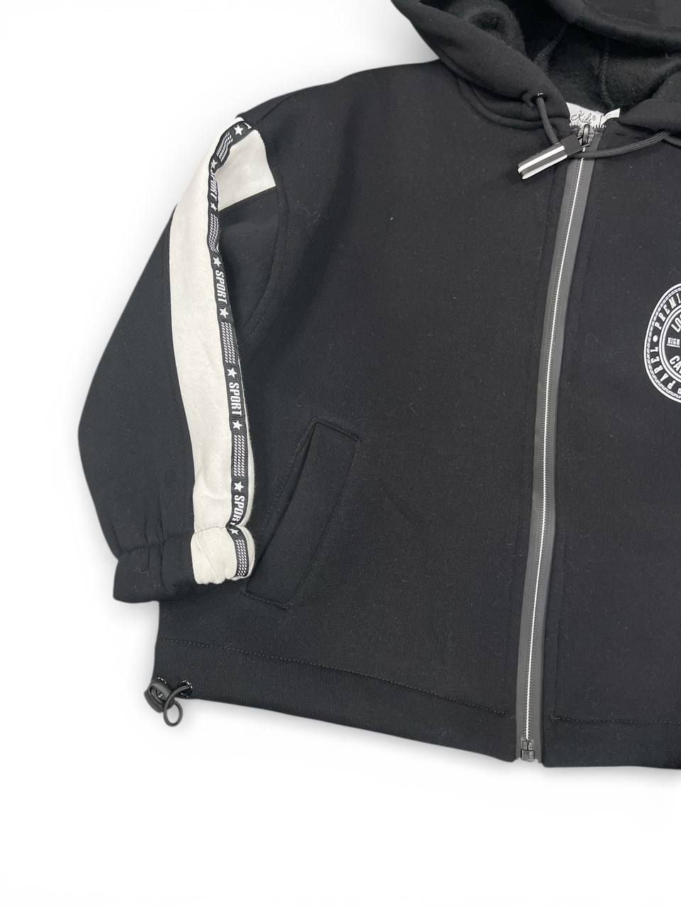 Костюм спортивний 0360 чорний 122(р)