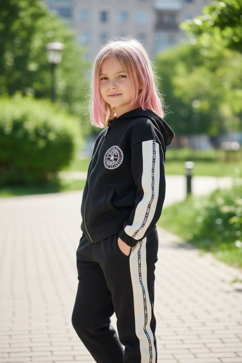 Костюм спортивний 0360 чорний 122(р)