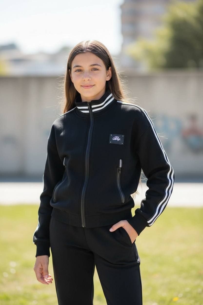 Костюм спортивний 0423 чорний 152(р)