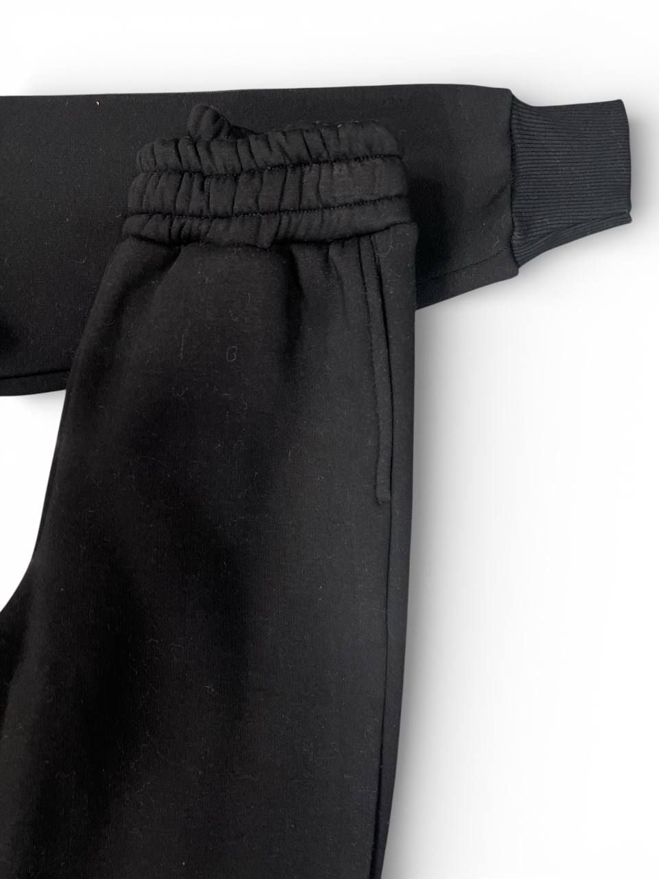 Костюм спортивний 0423 чорний 158(р)