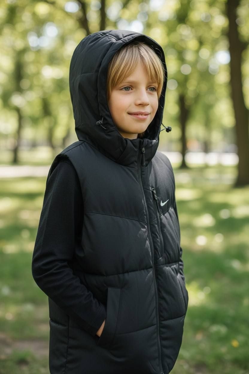 Верхній одяг Жилет L-18# чорний 152(р)