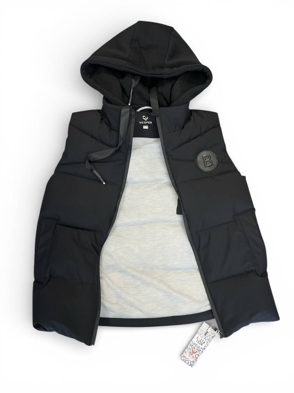 Верхній одяг Жилет L-21# чорний 152(р)