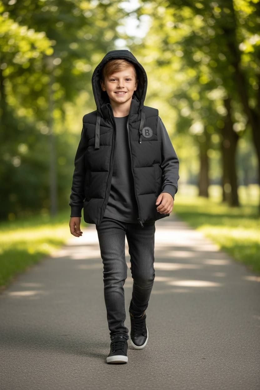 Верхній одяг Жилет L-21# чорний 152(р)