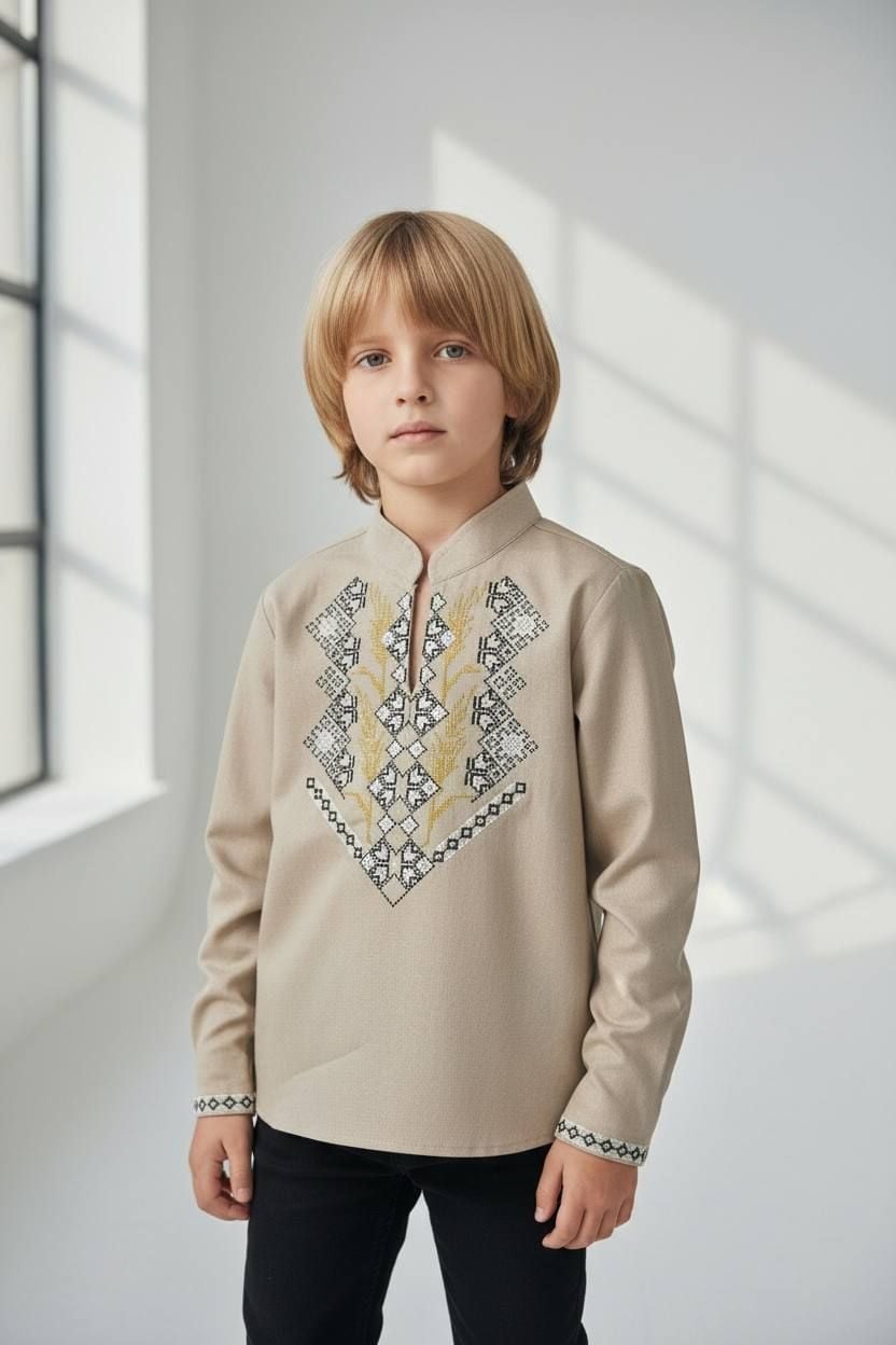 Вишиванки 03281.94 бежевий 128(р)