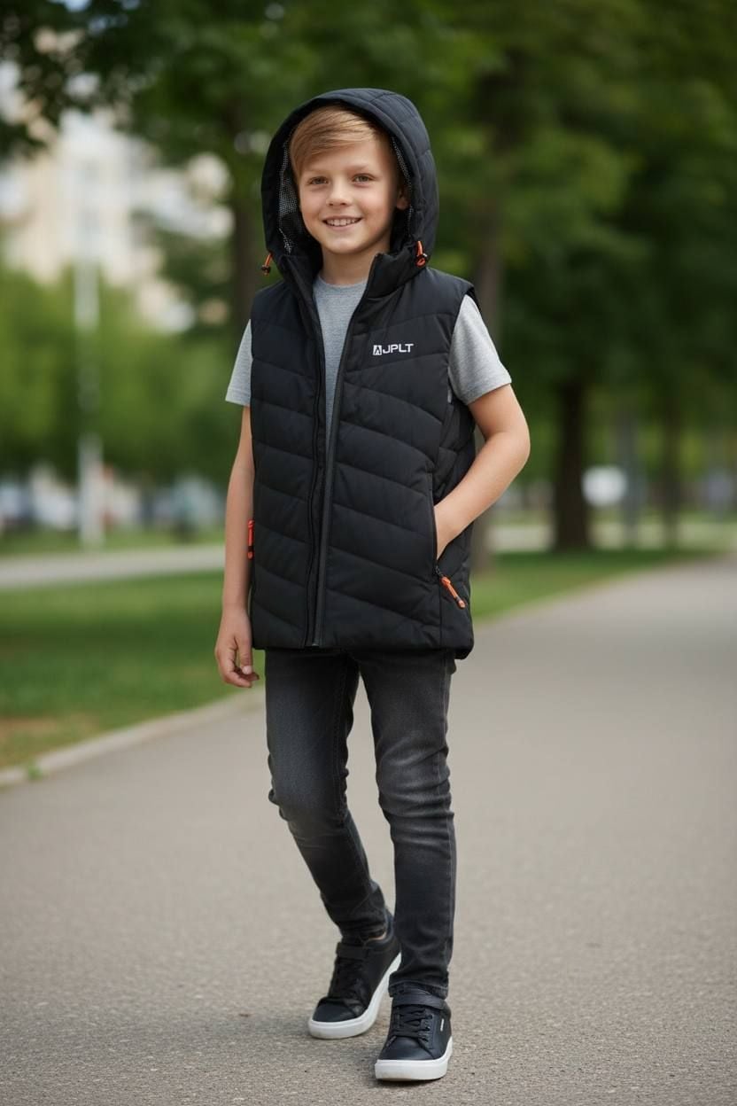 Верхній одяг Жилет АМ-48 чорний 152(р)