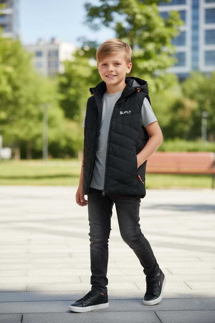 Верхній одяг Жилет АМ-48 чорний 134(р)