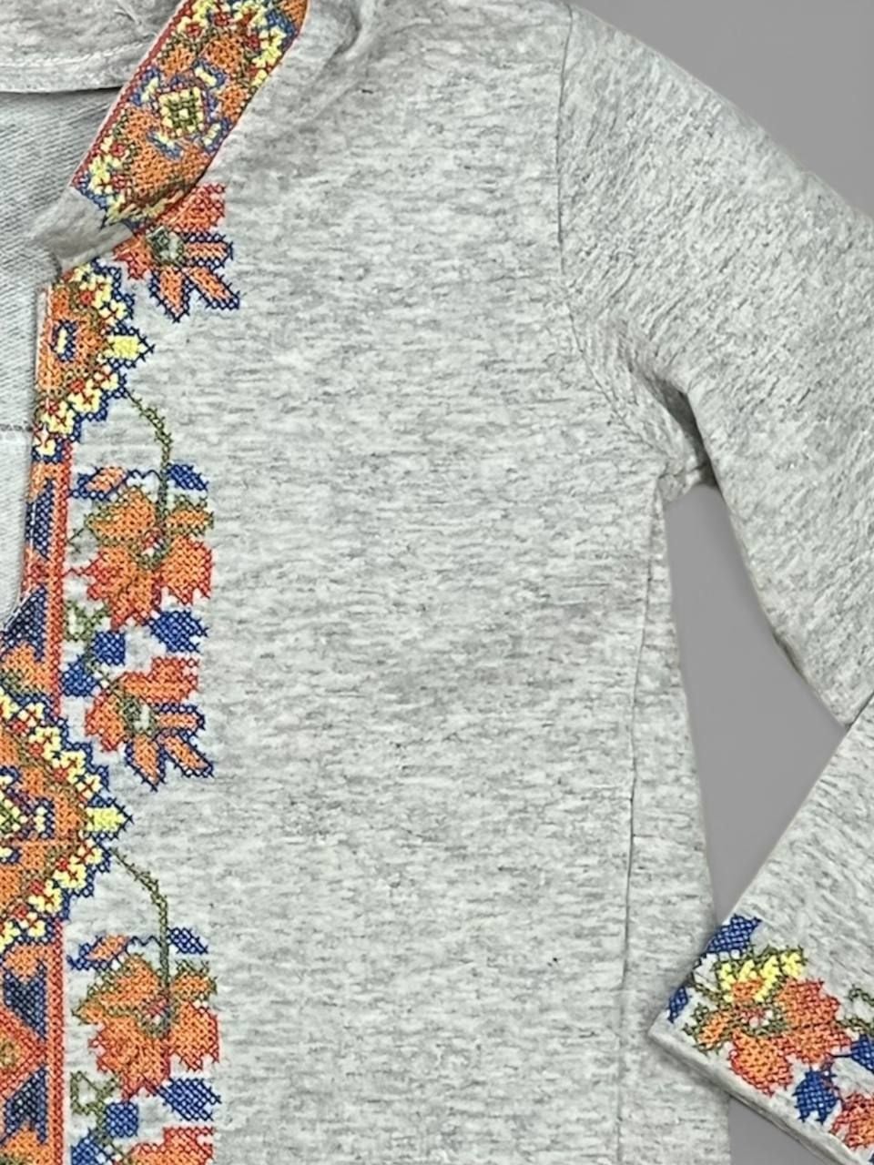 Вишиванки 03194.20 сірий меланж 98(р)