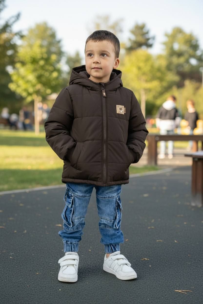 Верхній одяг куртка 22947 шоколад 80(р)