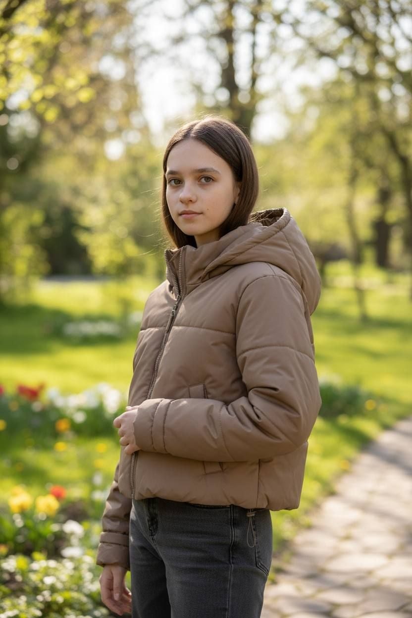 Верхній одяг куртка 22820 коричневий 152(р)