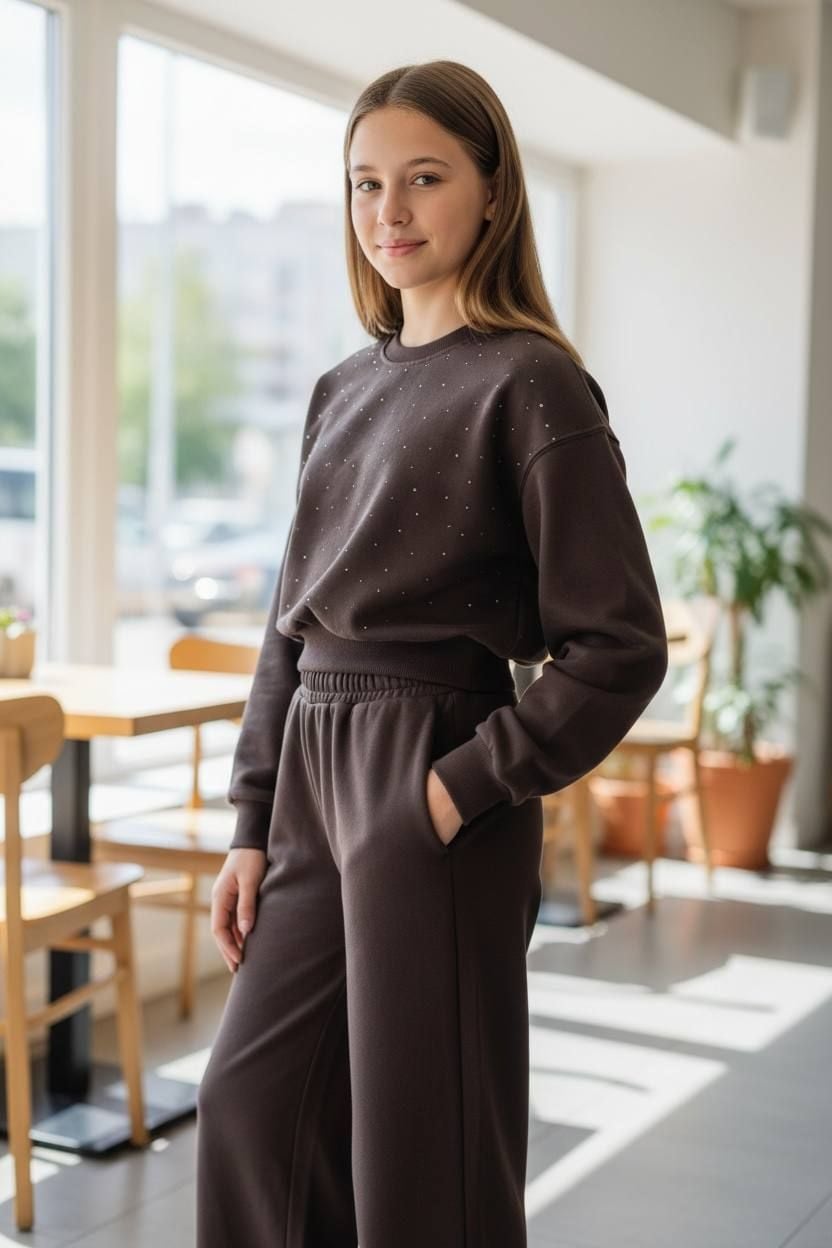 Костюм 0514 шоколад 152(р)