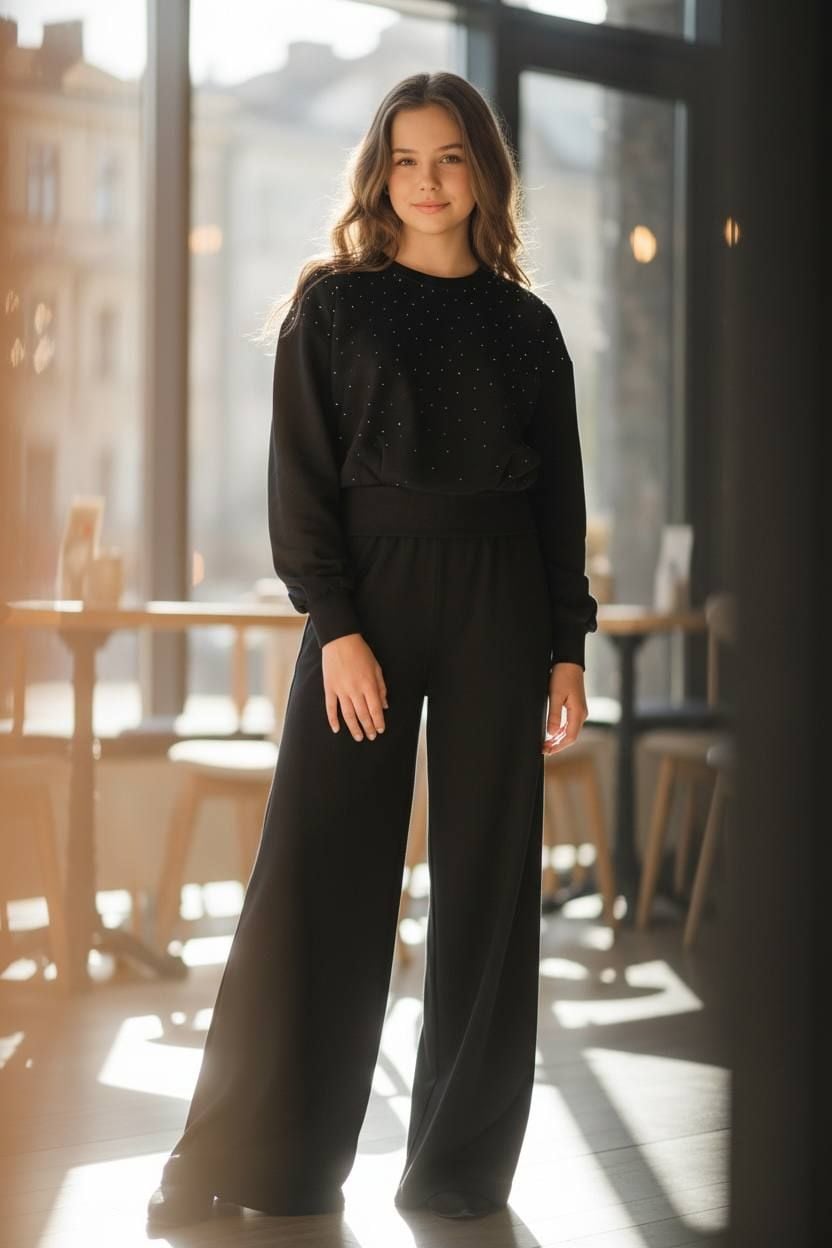 Костюм 0514 чорний 146(р)