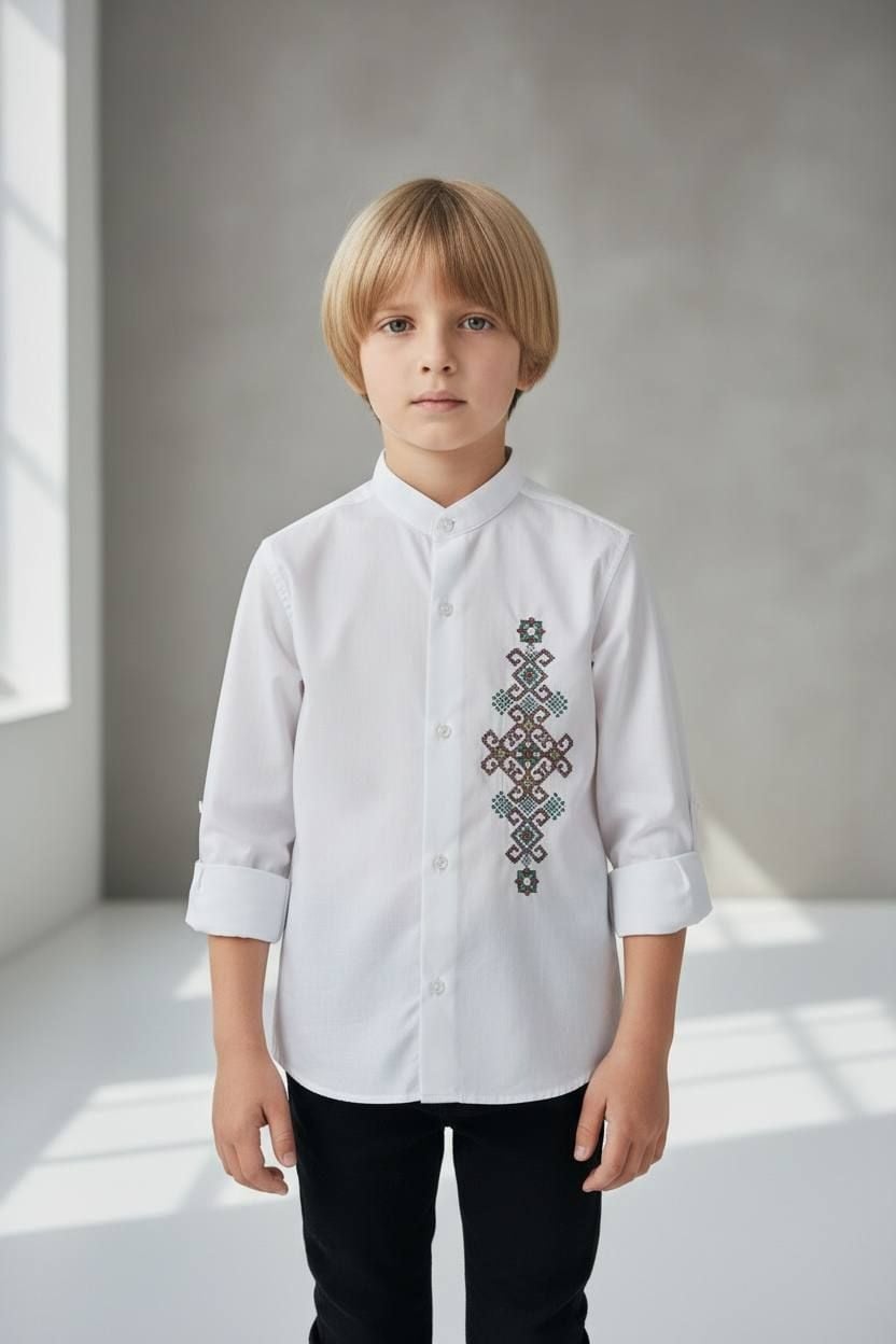 Вишиванки 0986- білий 122/128(р)