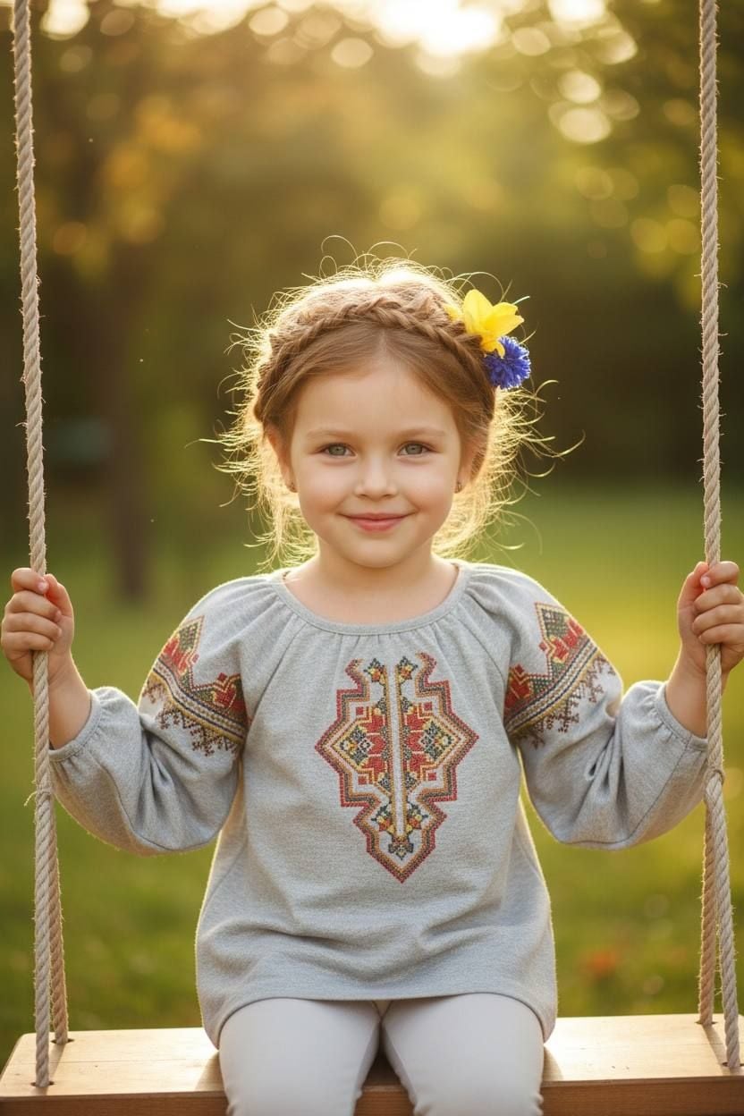 Вишиванки 03195.20 сірий меланж 104(р)