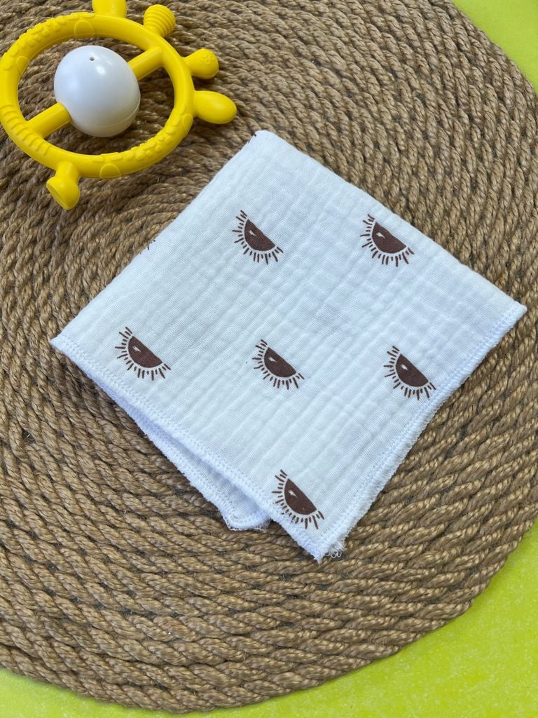 Немовля Серветки 25*25(муслін) білий 1(р)