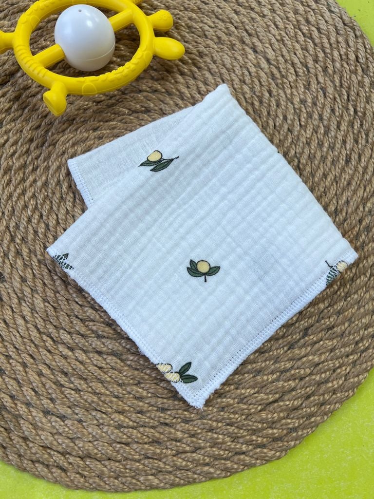 Немовля Серветки 25*25(муслін) білий 2(р)